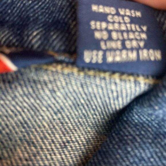 Agapo Denim Embroidered Jean Jacket - Picture 8 of 8